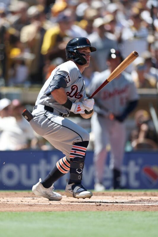 Tigers’ Kevin McGonigle rips two-run double in first MLB at-bat | Watch